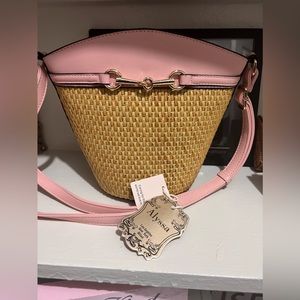 Alyssa pink “panier” bag